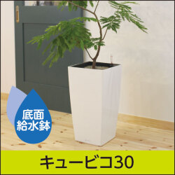 エバーフレッシュ♪ 水切れ安心•底面給水型プランター ドイツ製プランター『LECHUZA・レチューザ』クラシコ70｜底面給水鉢