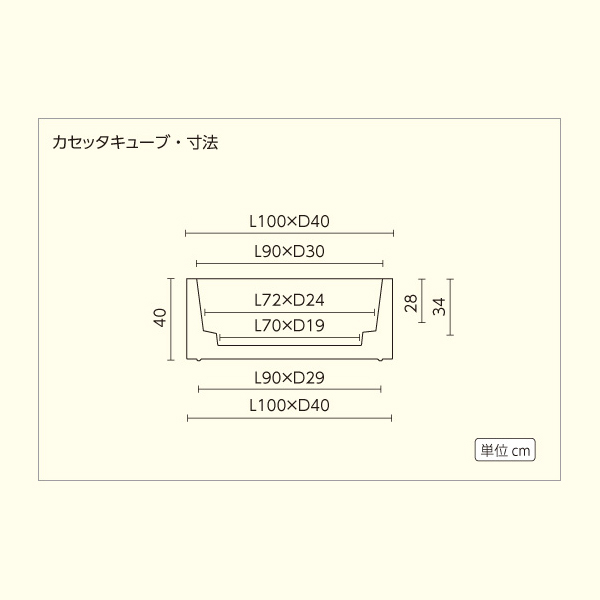 カセッタキューブ