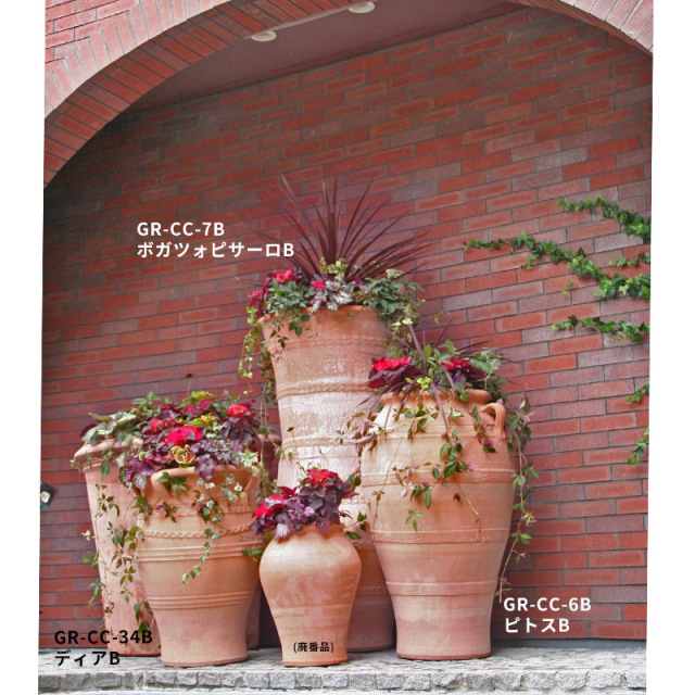 伝統のハンドメイド・テラコッタ【ピトスB】｜ギリシャ・クレタ島