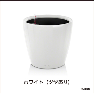 レチューザ クラシコジョーカー28 ラウンド ホワイト 無印良品購入品 ドイツ生まれの機能美プランター『レチューザ』クラシコ