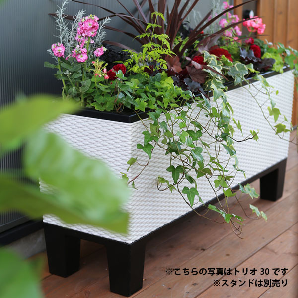 ドイツ生まれの機能美プランター『レチューザ』コテージ・トリオ40