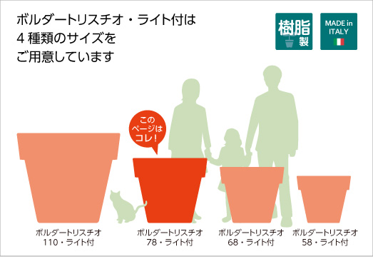 ボルダートリスチオ82ライト付き屋内用