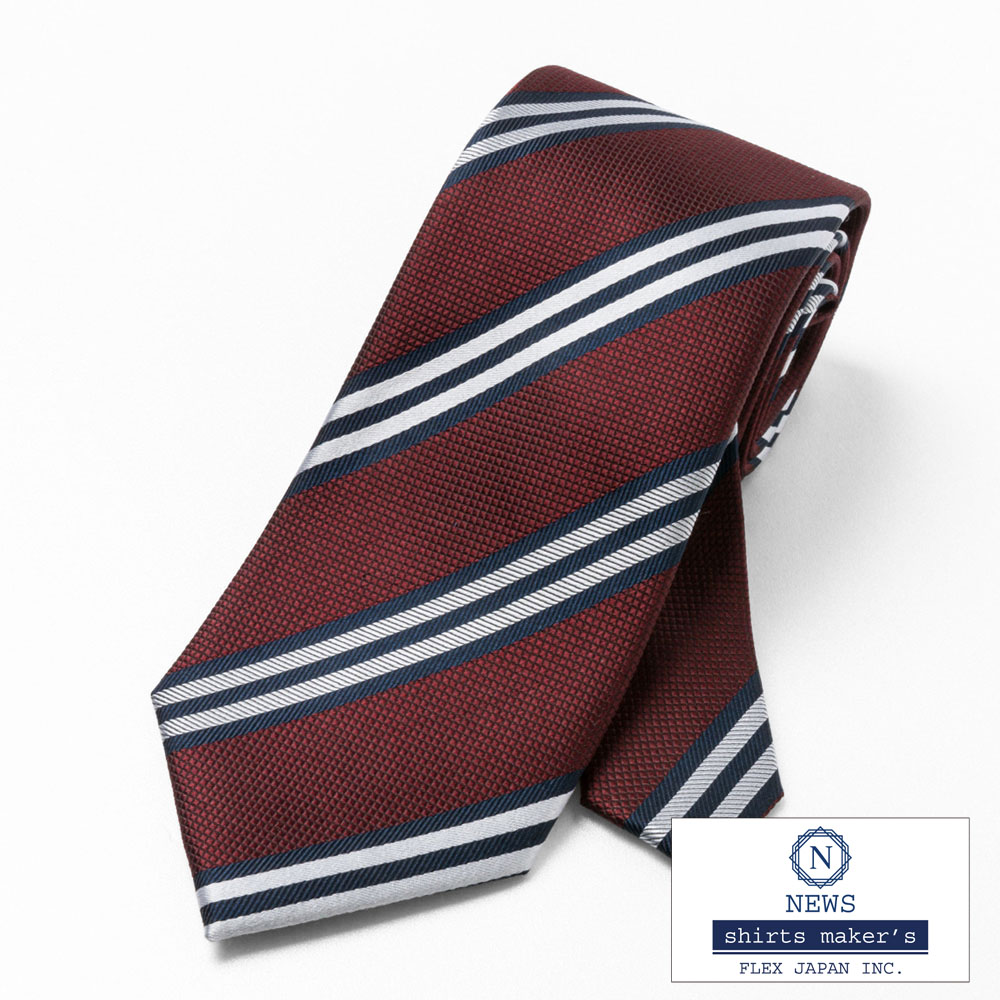 [NEWS] ベーシック（8.0cm） 長さ約145cm レッド系ストライプ P94NWT985