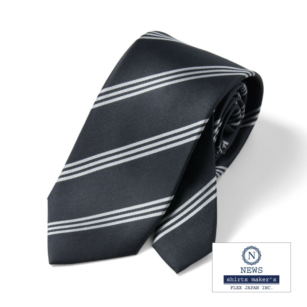 [NEWS] ベーシック（8.0cm） 長さ約145cm グレー系ストライプ P94NWTA14