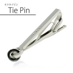 [軽井沢シャツ] タイピン シルバー キュービックジルコニア フープ P93KZP023