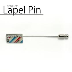 [軽井沢シャツ] ラペルピン　スティック型　スクエアモチーフ P93KZP031