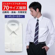ワイシャツ[CARPENTARIA] レギュラーカラー 形態安定 標準型 E12CAR101
