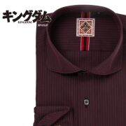 ワイシャツ[キングダム] カッタウェイ 秦王ネーム 短尺（秦王） 形態安定 標準型 EAKM01-04