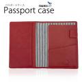[TRAVELIST] パスポートケース レッド 140mm×104mm×6mm P93TVR003