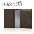 [TRAVELIST] パスポートケース ブラウン 140mm×104mm×6mm P93TVR004