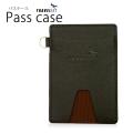 [TRAVELIST] レザー（本革）パスケース ブラウン 103mm×71mm×4mm P93TVR008