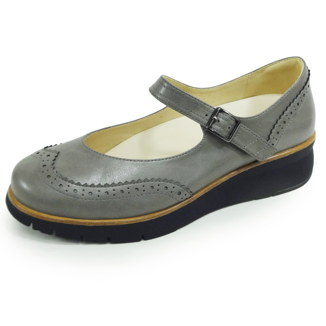 ラベリータ（バーリ・Bari）No.4100／ベルトパンプス／超軽量シューズ／厚底クッションソール／4.0cmヒール.土踏まずアーチサポートインソール.