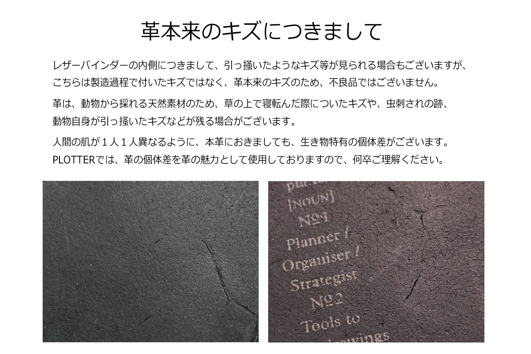 PLOTTER（プロッター）公式通販｜5001 レザーバインダー プエブロ ミニ  