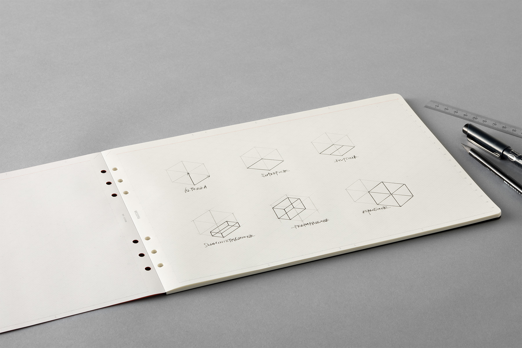 Plotter プロッター 公式通販 015 リフィルメモパッドアイソメトリック40枚 2冊入 サイズ