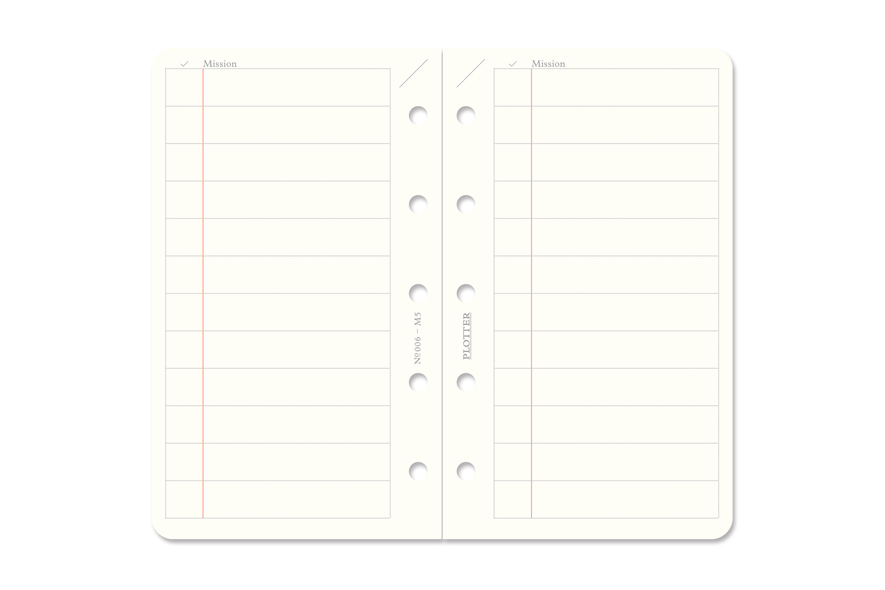PLOTTER（プロッター）公式通販｜006 リフィルメモパッドToDoリスト50