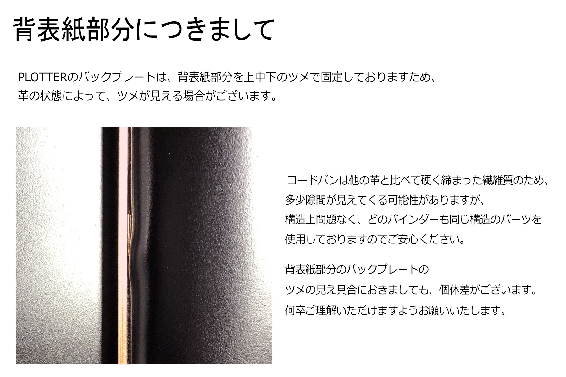PLOTTER（プロッター）公式通販｜オンラインショップ限定 コードバン 6 