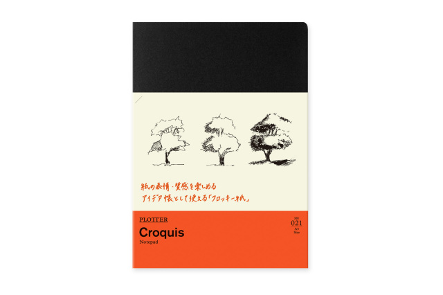 ★よりどり3点で送料無料★　021 ノートパッドクロッキー80枚 A5サイズ(77716719)