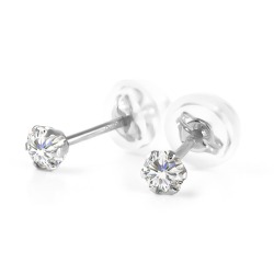 ダイヤモンド ピアス プラチナ ダイヤ 一粒 金属アレルギー 18K ゴールド ダイヤピアス 一粒ダイヤ  0.20ct アレルギーフリー Pt900 18金 K18 18金ピアス ジュエリー アクセサリー 女性 セカンドピアス 誕生日 プレゼント ギフト