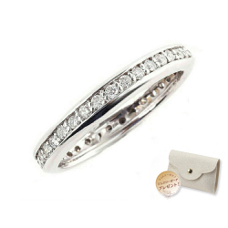 ダイヤモンド リング 指輪 プラチナ レディース エタニティ フルエタニティ 0.5ct Pt900 ダイヤリング ギフト 喜ぶ