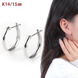 K14フープピアス