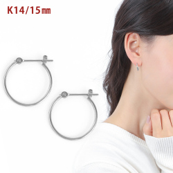 K14フープピアス