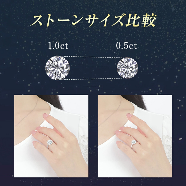 ダイヤモンド リング 0.5カラット 0.5ct D-VVS2-IC IGI 鑑定書付き