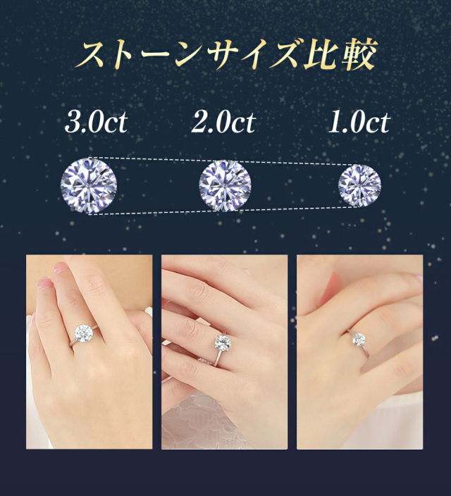 ダイヤモンド リング 2.0カラット 2.0ct F-VS2-IC IGI 一粒 18金