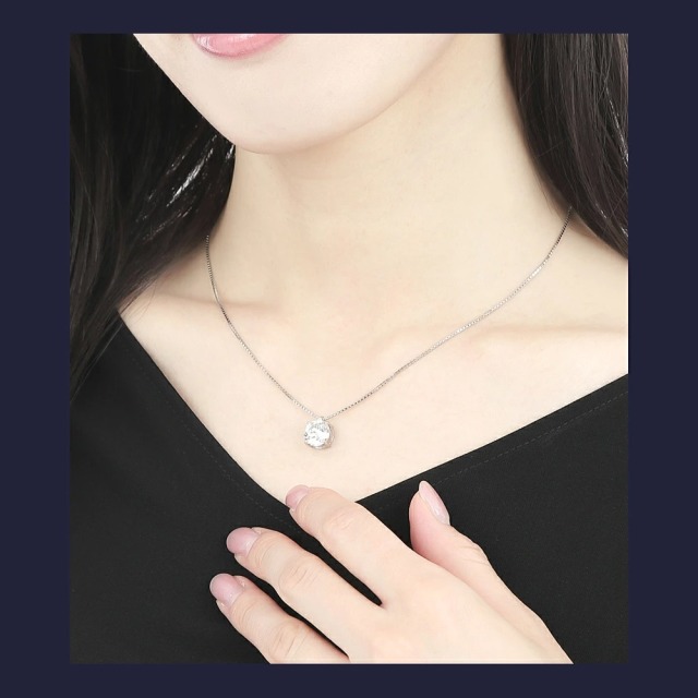 ダイヤモンド ネックレス 3カラット 3.0ct F-VS2-IC IGI 鑑定書付き 一