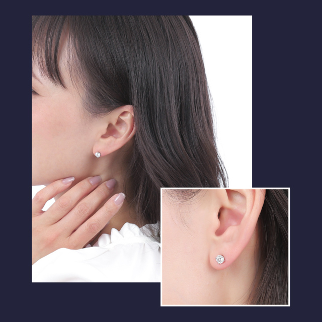 ダイヤモンド ピアス 1.0カラット 一粒 プラチナ キャッチ 落ちない 金属アレルギー ダイヤモンドピアス ダイヤピアス ラウンド 一粒ダイヤ プラチナピアス PT900 ラボグロウン レディース ジュエリー アクセサリー シンプル ブランド 誕生日プレゼント ギフト 母の日 ラボダイヤモンドピアス1.0カラット