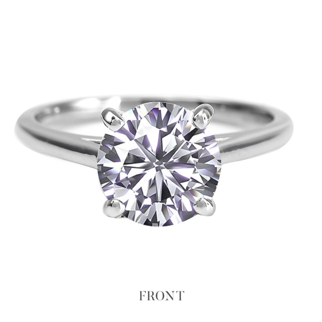 ダイヤモンド リング 指輪 2カラット 2.0ct 鑑定書 一粒 プラチナ  