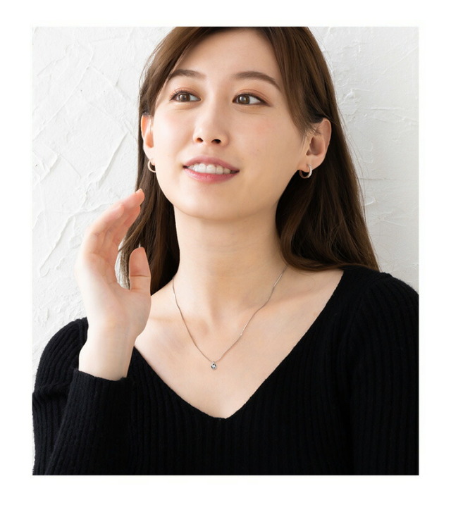 ダイヤモンド ネックレス 一粒 ダイヤモンドネックレス ダイヤ 