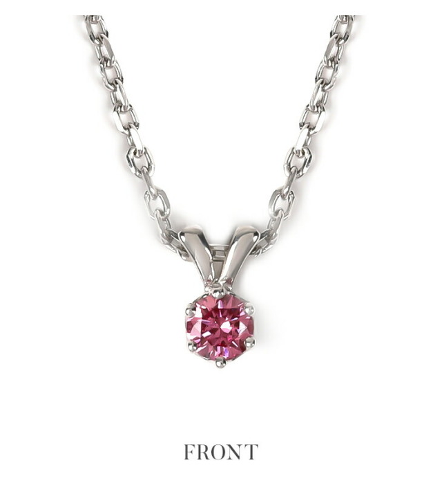 プラチナ 天然ピンクダイヤモンド ネックレス べとつく 