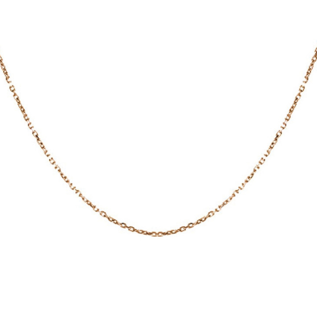 チェーン ネックレス PLUSTER K18 アズキチェーン 線径0.25mm 地金  