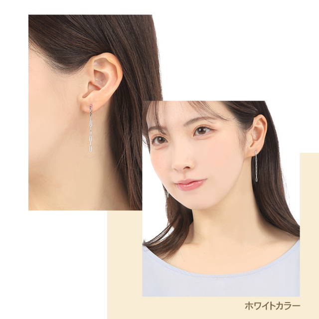 k18 18金　ロングチェーン　ピアス　♯44 楽天市場】K18 ロングピアス アバカス送料無料 日本製 ゴールド