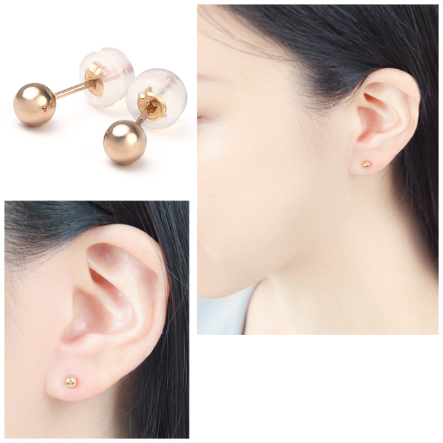no.4289　レッドコーラル×ヘマタイト║ピアス/イヤリング║ステンレスピアス no.4289 レッドコーラル×ヘマタイト║ピアス/イヤリング