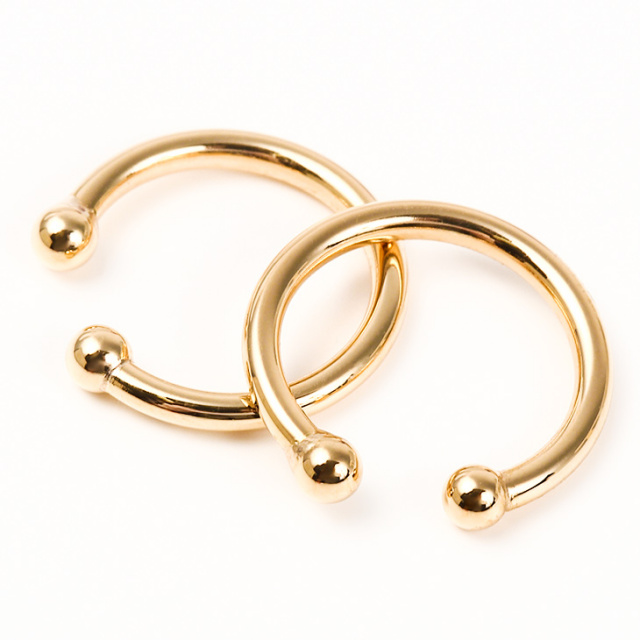 ノーブランド】K18YG 0.21ct ダイヤモンド イヤーカフ（otona MUSE 