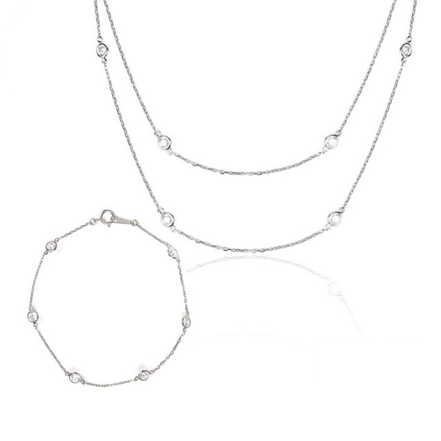 ネックレス レディース ブレスレット セット ロングネックレス  