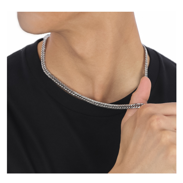 PT喜平ネックレス ぶし プラチナ 