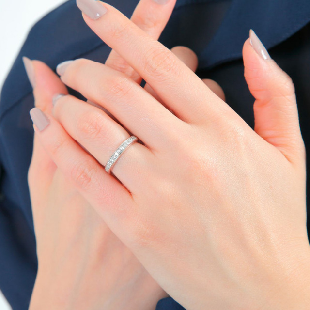 ダイヤモンド リング PLUSTER PT900 (天然ダイヤ0.5カラット  