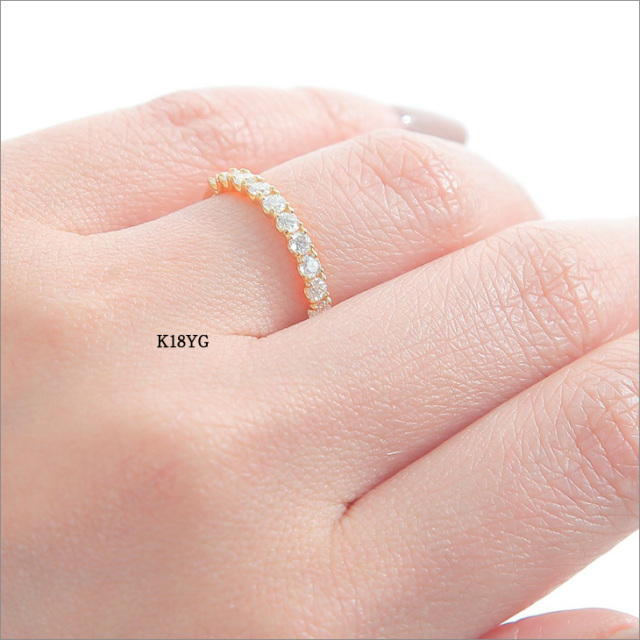 ダイヤモンド リング PLUSTER K18 (天然ダイヤ0.5カラット) ハート  