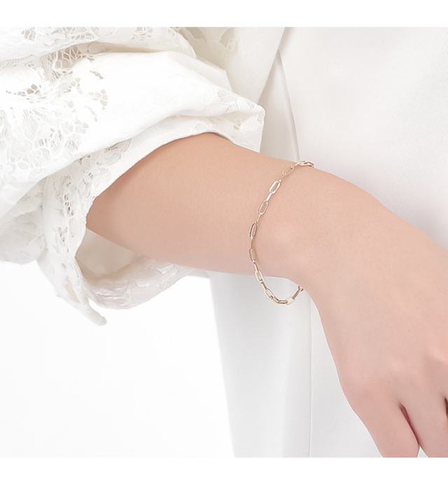 ブレスレット レディース ブレス クリップ ペーパークリップ 楽