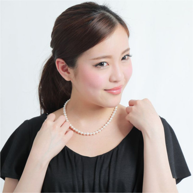 真珠 ネックレス PLUSTER パールネックレス 宇和島真珠 あこやパール  
