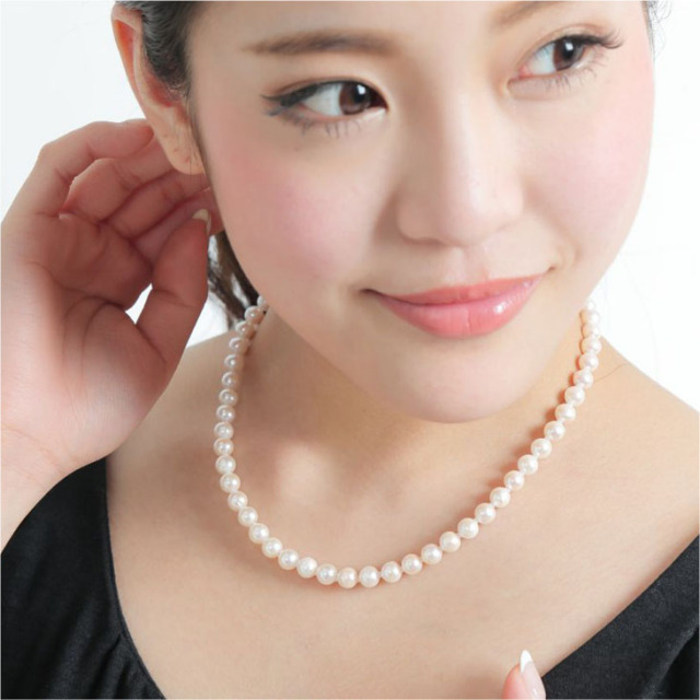 真珠 ネックレス PLUSTER パールネックレス 宇和島真珠 あこやパール  