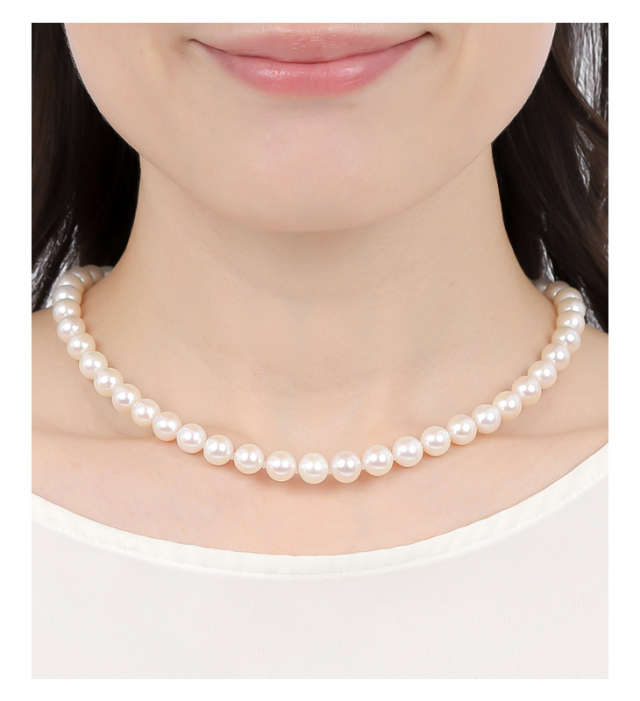 パール ネックレス レディース 淡水 真珠 無核 本真珠 ピアス  