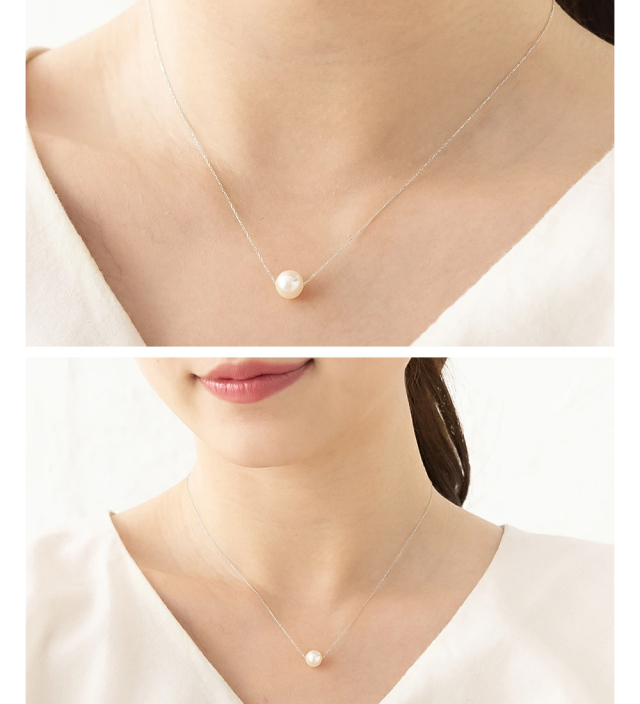 本真珠ネックレス PLUSTER K18 パール ネックレス 宇和島産 あこや本