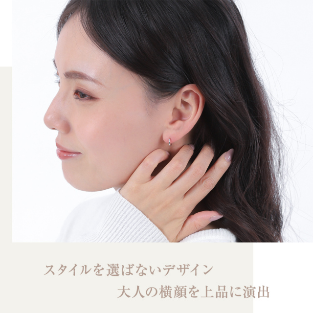 ピアス 金属アレルギー 14K 10mm セカンドピアス フープピアス K14 