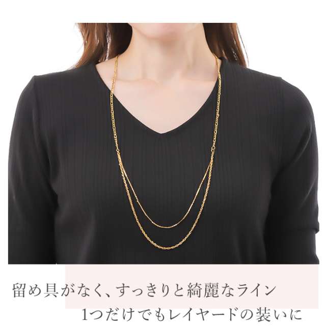 品質重視』18 K金のネックレスAU 750シンプル鎖骨チェーン82 烈し