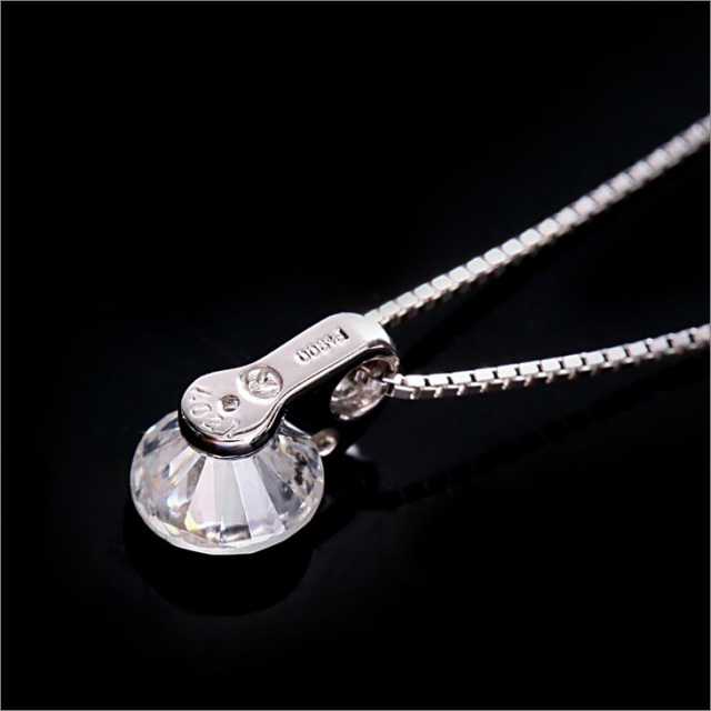 ダイヤモンド ネックレス レディース 一粒 プラチナ ダイヤネックレス  