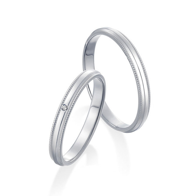 結婚指輪 マリアージュ プレズィール Ptリング(レディースのみ