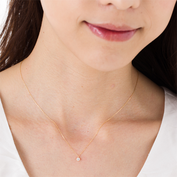 K18 ダイヤモンドネックレス | Jewelry Studio PLUSTER公式サイト 